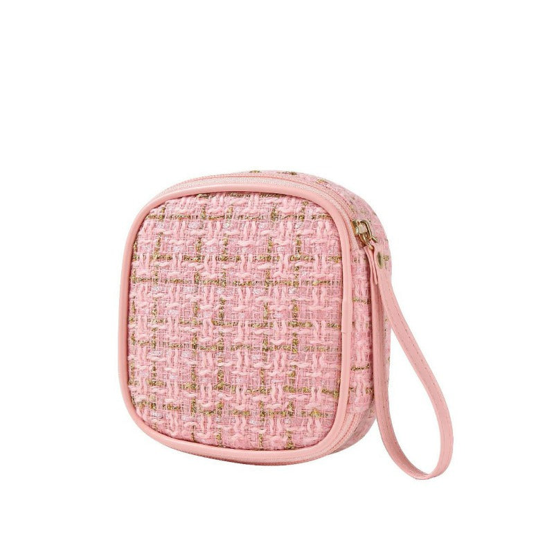 Wholesale Small Fragrance Portable Cosmetics Polyester Storage Bag